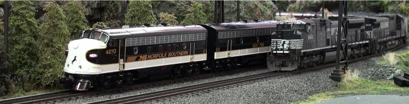 All DVDs show many different modern and steam era model from many different road names